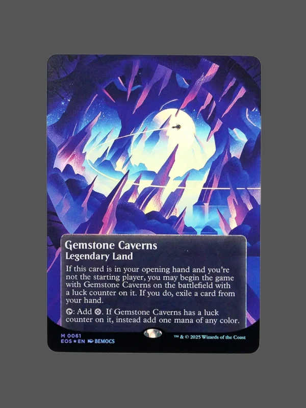 Gemstone Caverns Foil MTG Proxy | The Lost Caverns of Ixalan