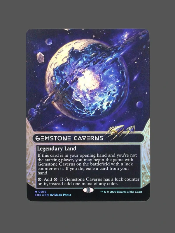 Gemstone Caverns Foil MTG Proxy | The Lost Caverns of Ixalan