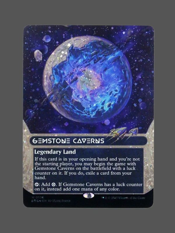 Gemstone Caverns Galaxy Foil MTG Proxy | Lost Empires