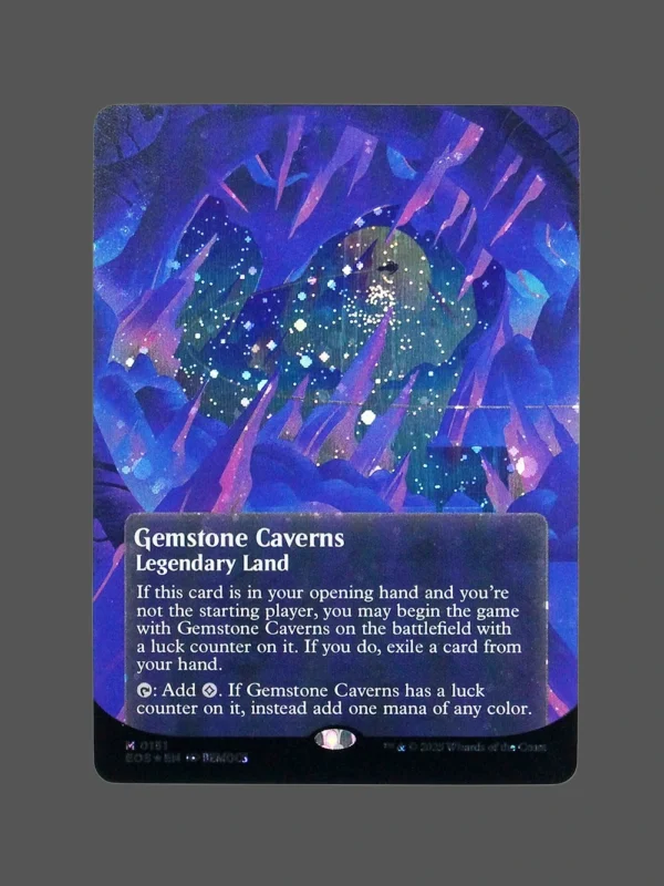 Gemstone Caverns Galaxy Foil MTG Proxy | The Lost Caverns of Ixalan