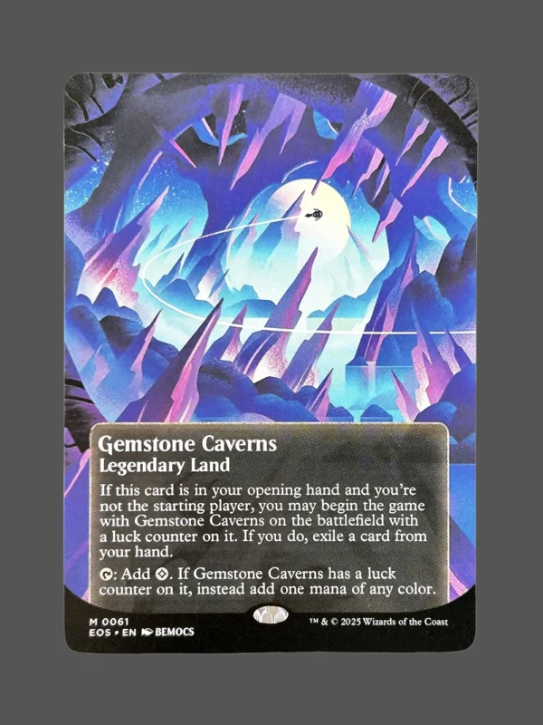 Gemstone Caverns Holo MTG Proxy | Eternal Order