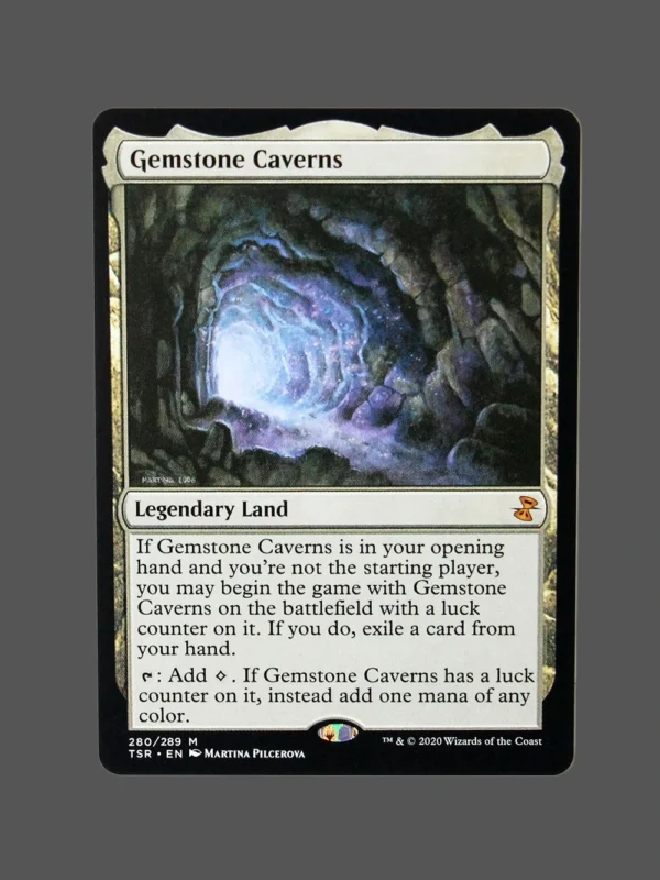 Gemstone Caverns Holo MTG Proxy | Theros Beyond Death