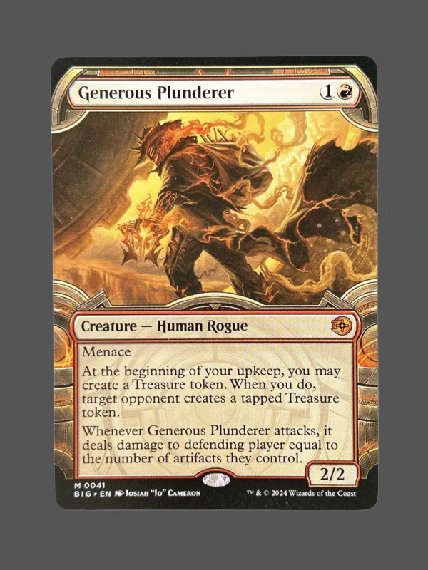 Generous Plunderer Holo MTG Proxy | Big Game