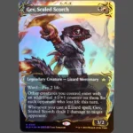 Gev, Scaled Scorch Raised Foil MTG Proxy | Bloomburrow