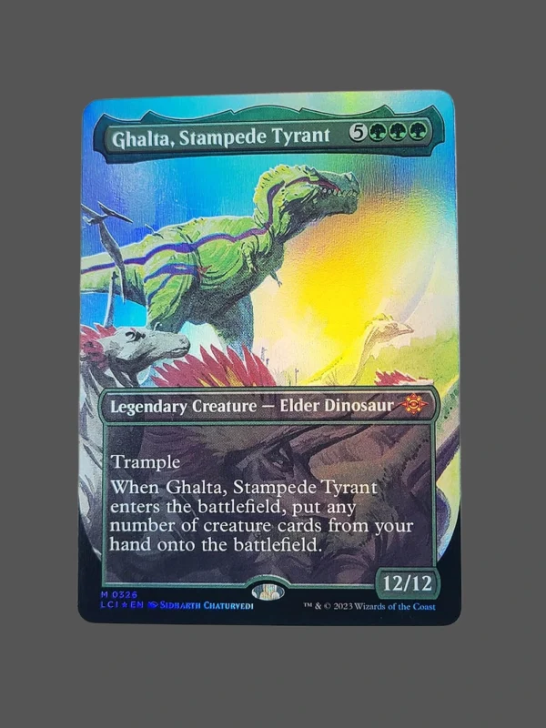 Ghalta, Stampede Tyrant Foil MTG Proxy | Lost Caverns of Ixalan