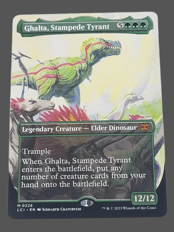 Ghalta, Stampede Tyrant Holo MTG Proxy | Lost Caverns of Ixalan