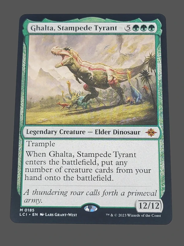 Ghalta, Stampede Tyrant Holo MTG Proxy | Lost Caverns of Ixalan