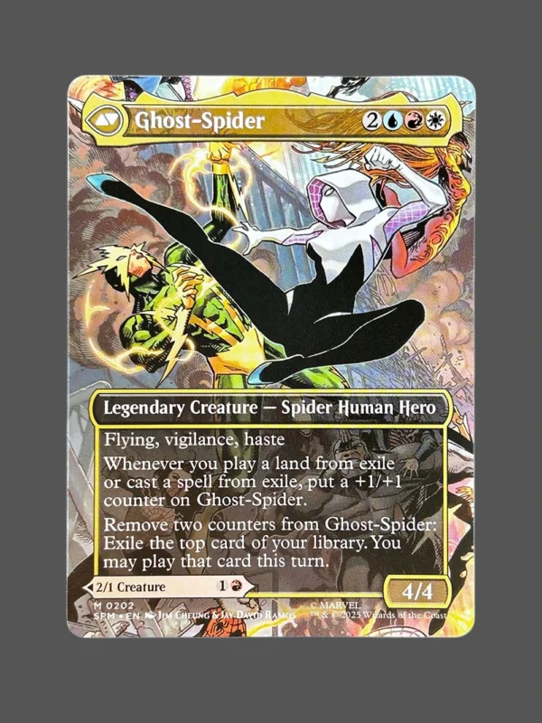 Ghost-Spider Holo MTG Proxy | Marvel Snap