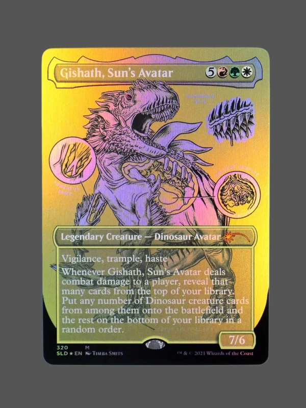Gishath, Sun's Avatar Foil MTG Proxy | Secret Lair Drop