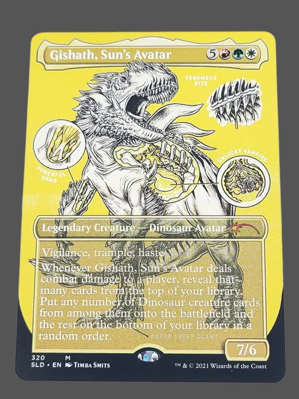 Gishath, Sun's Avatar Holo MTG Proxy | Streets of New Capenna