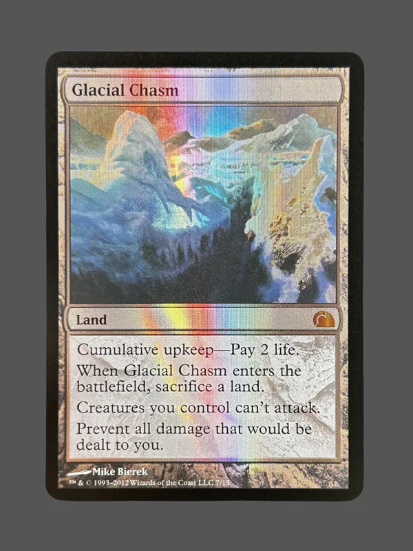 Glacial Chasm Vault Foil MTG Proxy | Magic 2012