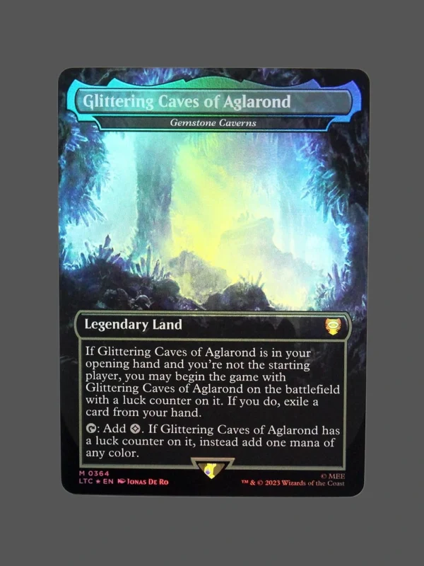 Glittering Caves of Aglarond Foil MTG Proxy | Lost Caverns of Ixalan