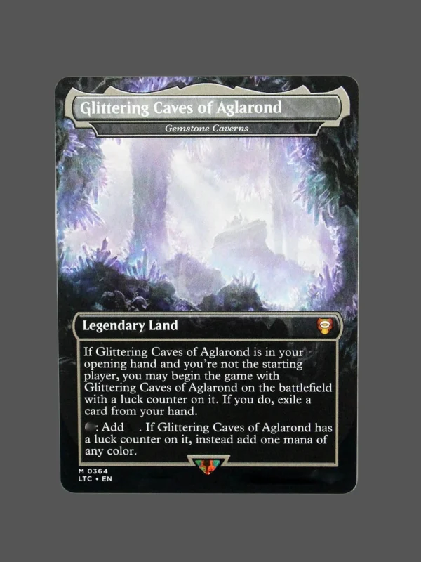 Glittering Caves of Aglarond Holo MTG Proxy | Lost Caverns of Ixalan