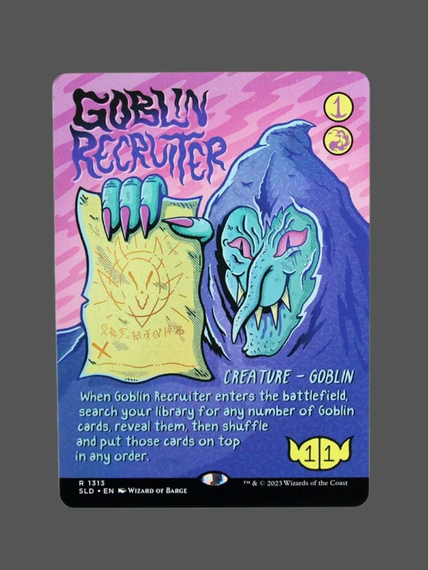 Goblin Recruiter Holo MTG Proxy | Secret Lair Drop