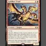 Goldlust Triad Holo MTG Proxy | The Lost Caverns of Ixalan