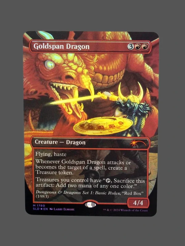 Goldspan Dragon Foil MTG Proxy | Streets of New Capenna