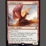 Goldspan Dragon Holo MTG Proxy | Magic 2024