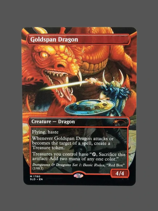 Goldspan Dragon Holo MTG Proxy | Streets of New Capenna