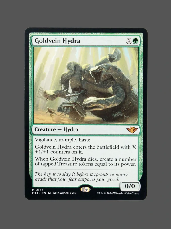 Goldvein Hydra Holo MTG Proxy | Outlaws of Thunder Junction