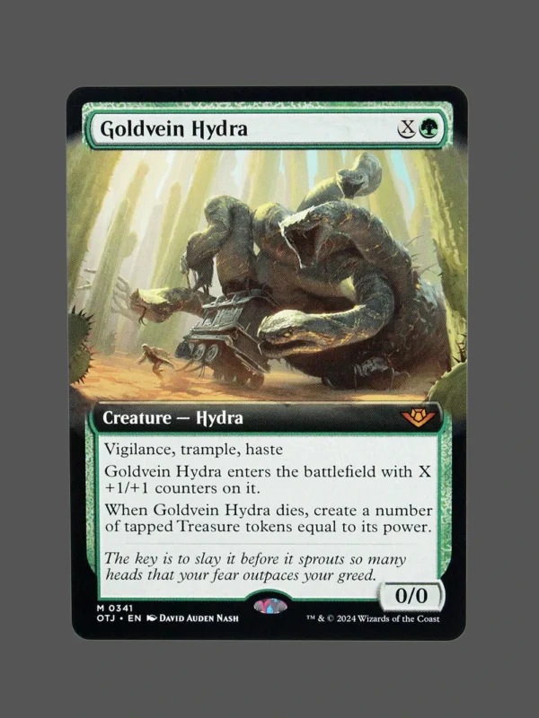 Goldvein Hydra Holo MTG Proxy | Outlaws of Thunder Junction