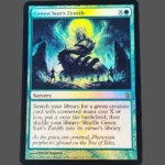 Green Sun's Zenith Foil MTG Proxy | New Phyrexia