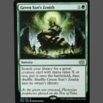 Green Sun's Zenith Holo MTG Proxy | Double Masters 2022