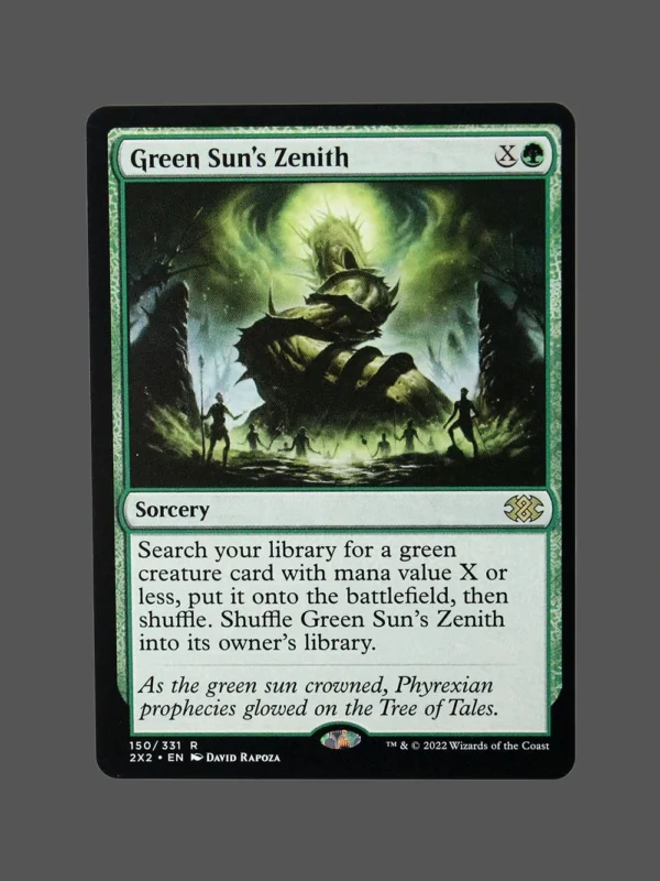 Green Sun's Zenith Holo MTG Proxy | Double Masters 2022