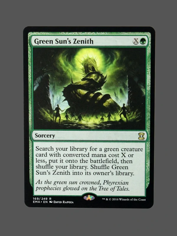 Green Sun's Zenith Holo MTG Proxy | Eldritch Moon