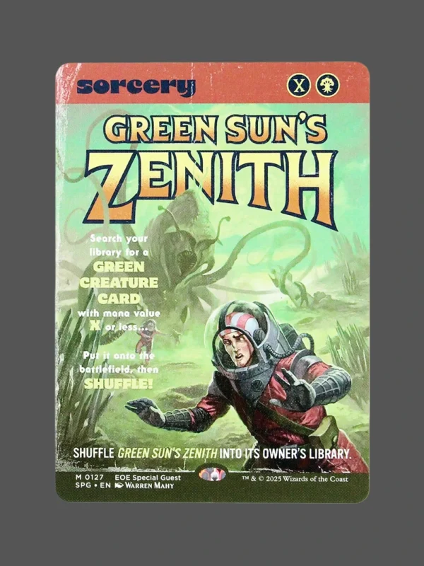 Green Sun's Zenith Holo MTG Proxy | EOE Special Guest