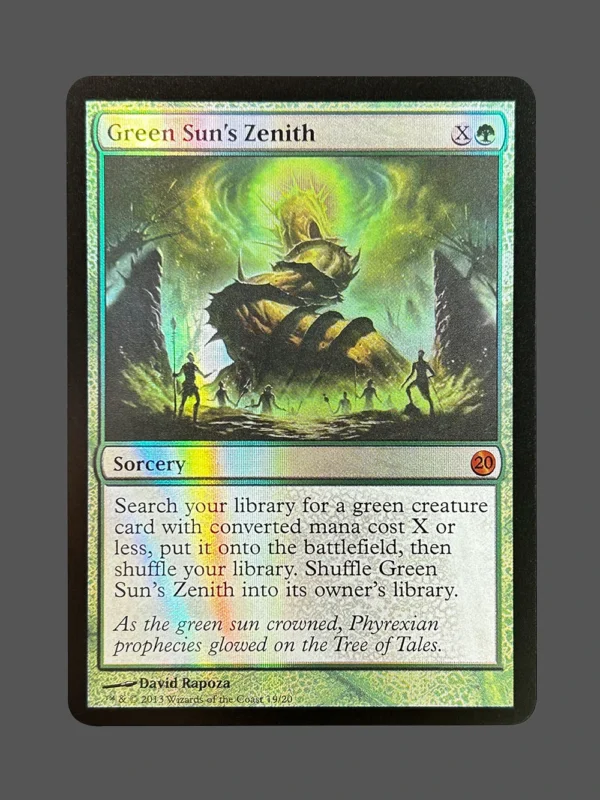 Green Sun's Zenith Vault Foil MTG Proxy | Innistrad