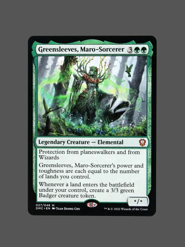 Greensleeves, Maro-Sorcerer Holo MTG Proxy | Dominaria United