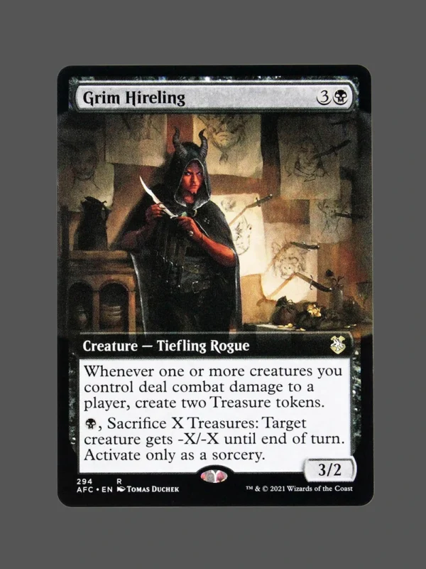 Grim Hireling Holo MTG Proxy | Adventures in the Forgotten Realms