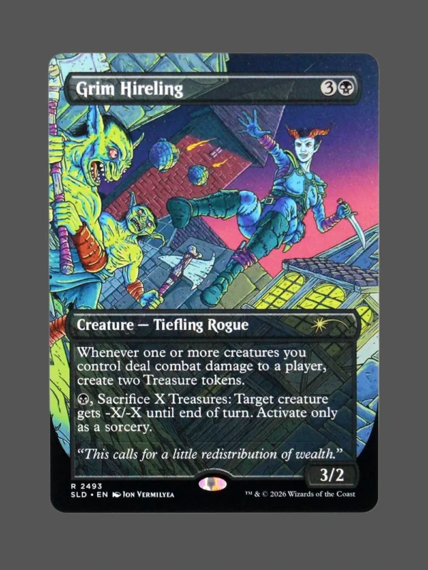 Grim Hireling Holo MTG Proxy | Streets of New Capenna