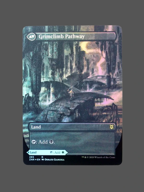 Grimclimb Pathway Foil MTG Proxy | Zendikar Rising