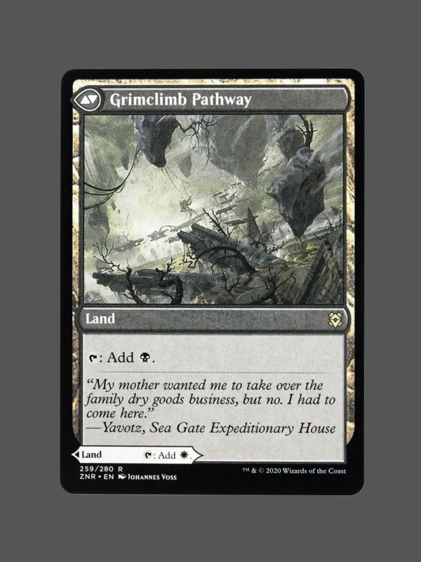 Grimclimb Pathway Holo MTG Proxy | Zendikar Rising