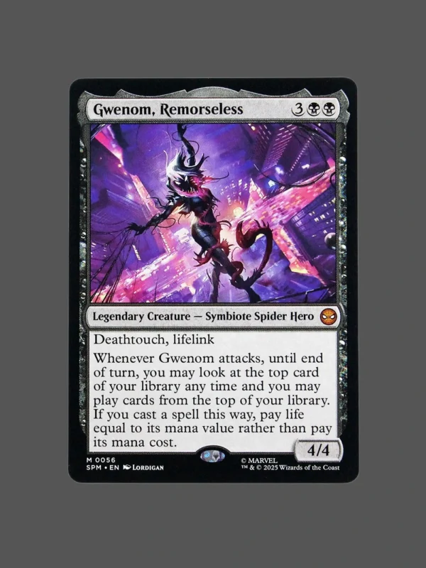 Gwenom, Remorseless Holo MTG Proxy | Secret Lair