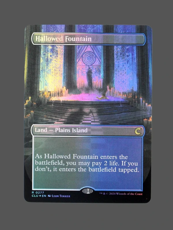 Hallowed Fountain Foil MTG Proxy | Clue