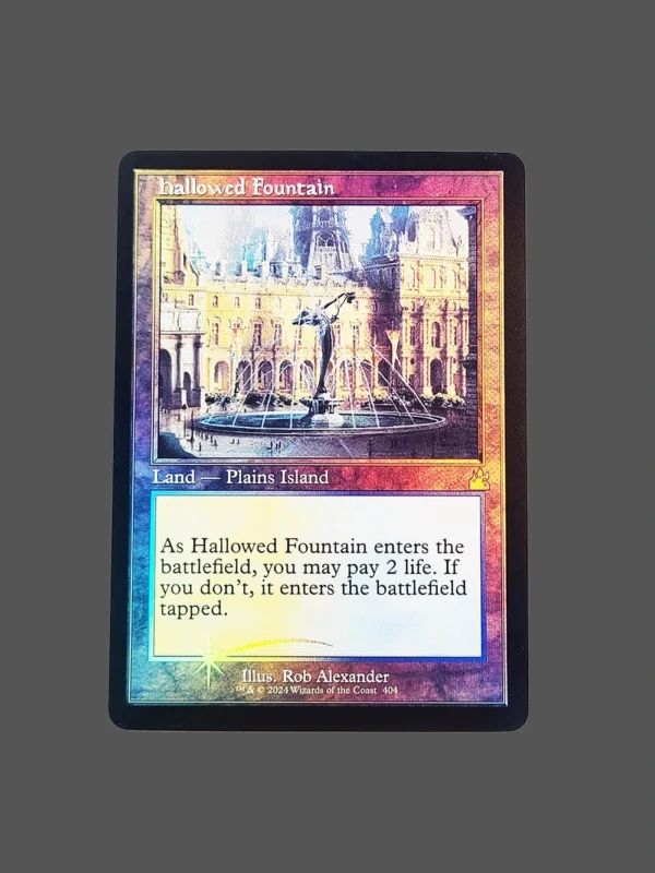 Hallowed Fountain Foil MTG Proxy | Ravnica Remastered