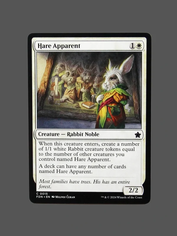 Hare Apparent Regular MTG Proxy | Foundations