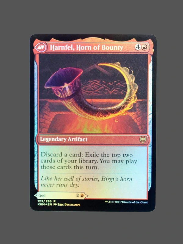 Harnfel, Horn of Bounty Foil MTG Proxy | Kaldheim