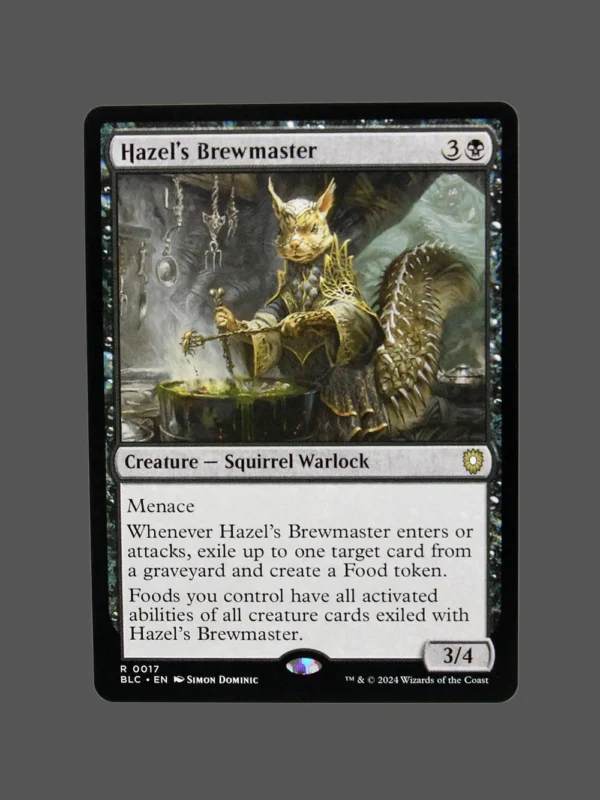 Hazel's Brewmaster Holo MTG Proxy | Blooming Darkness