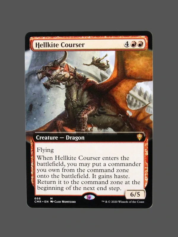 Hellkite Courser Holo MTG Proxy | Commander Legends