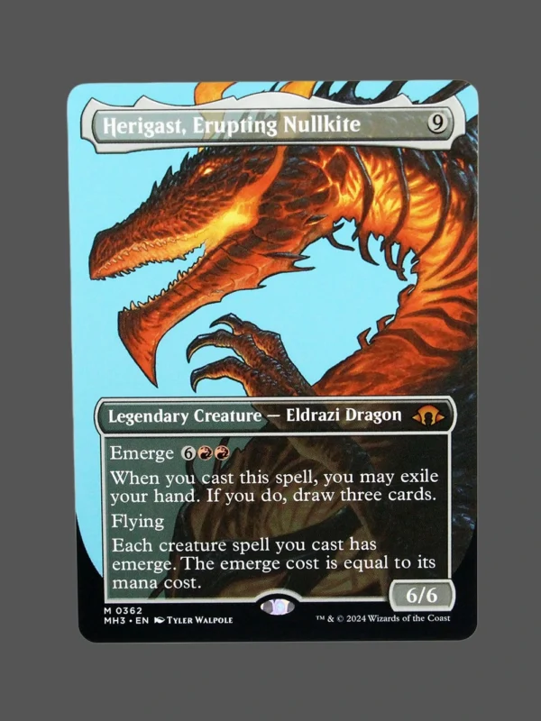 Herigast, Erupting Nullkite Holo MTG Proxy | March of the Machine
