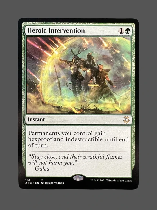 Heroic Intervention Holo MTG Proxy | Adventures in the Forgotten Realms