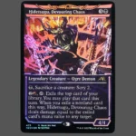 Hidetsugu, Devouring Chaos Foil MTG Proxy | Neon Ink