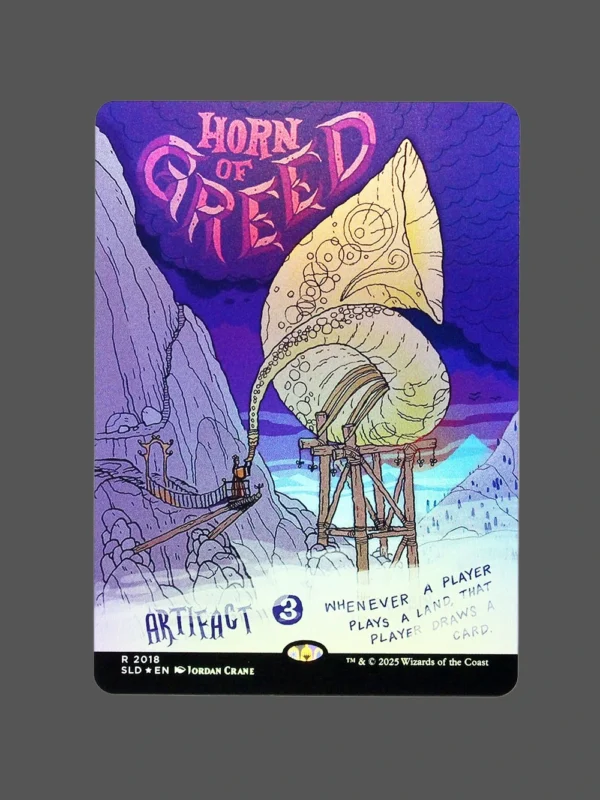 Horn of Greed Foil MTG Proxy | Streets of New Capenna