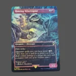 Hunting Velociraptor Foil MTG Proxy | Ravnica Allegiance