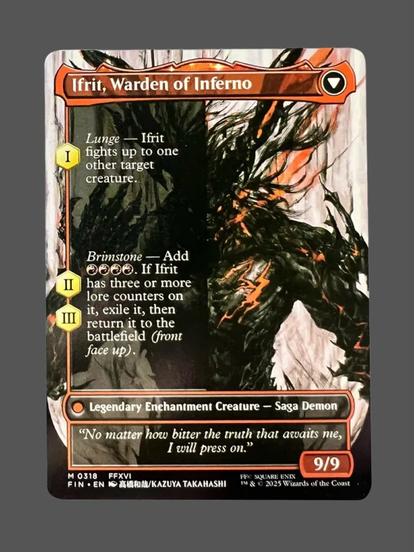 Ifrit, Warden of Inferno Holo MTG Proxy | FFXVI