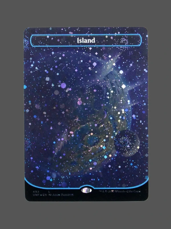 Island Galaxy Foil MTG Proxy | Unfinity