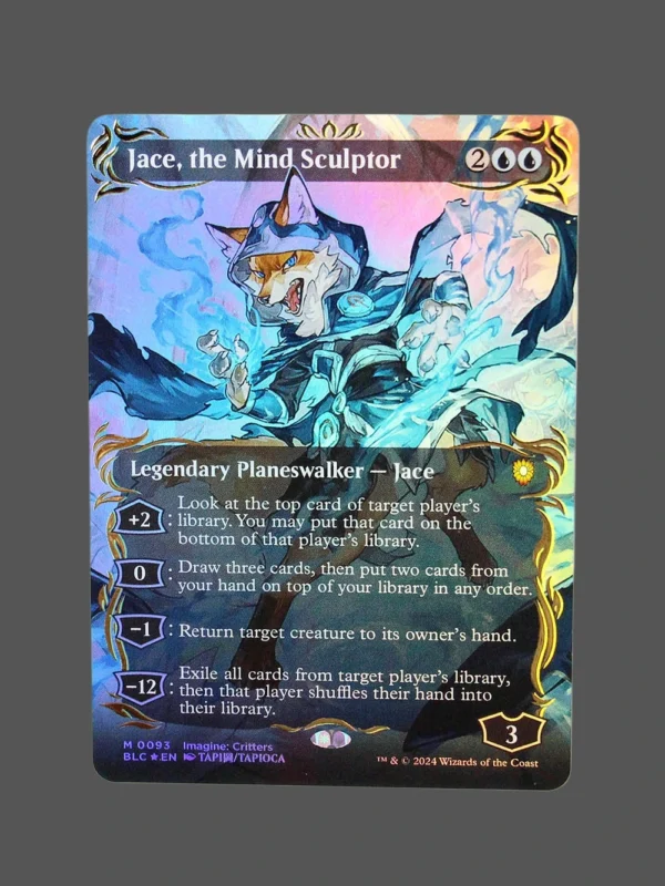 Jace, the Mind Sculptor Raised Foil MTG Proxy | Baldur's Gate